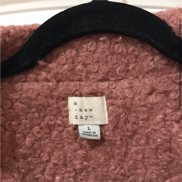 A.new day beautiful teddy jacket size L 💐 - Picture 4 of 12